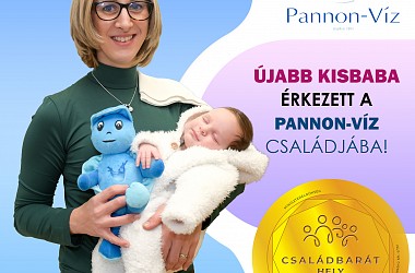 Újabb kisbaba érkezett a Pannon-Víz családjába